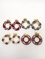 Aretes con Topo Bronce