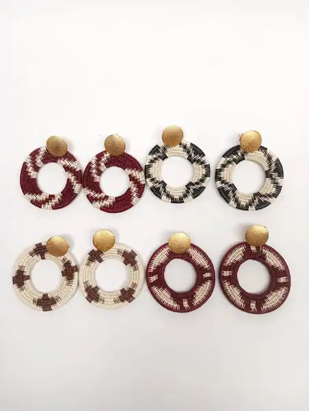 Aretes con Topo Bronce